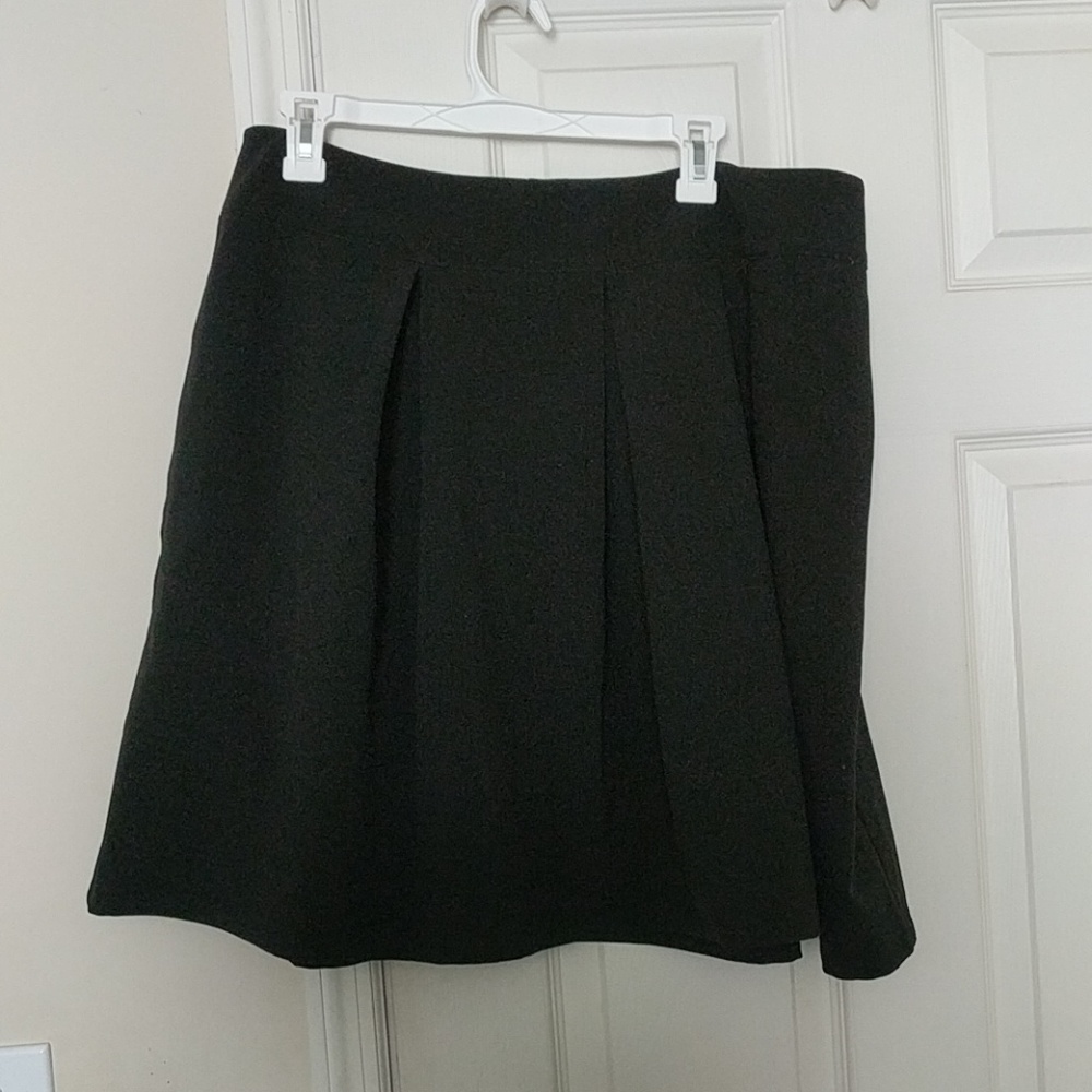 Black Pleated Skirt